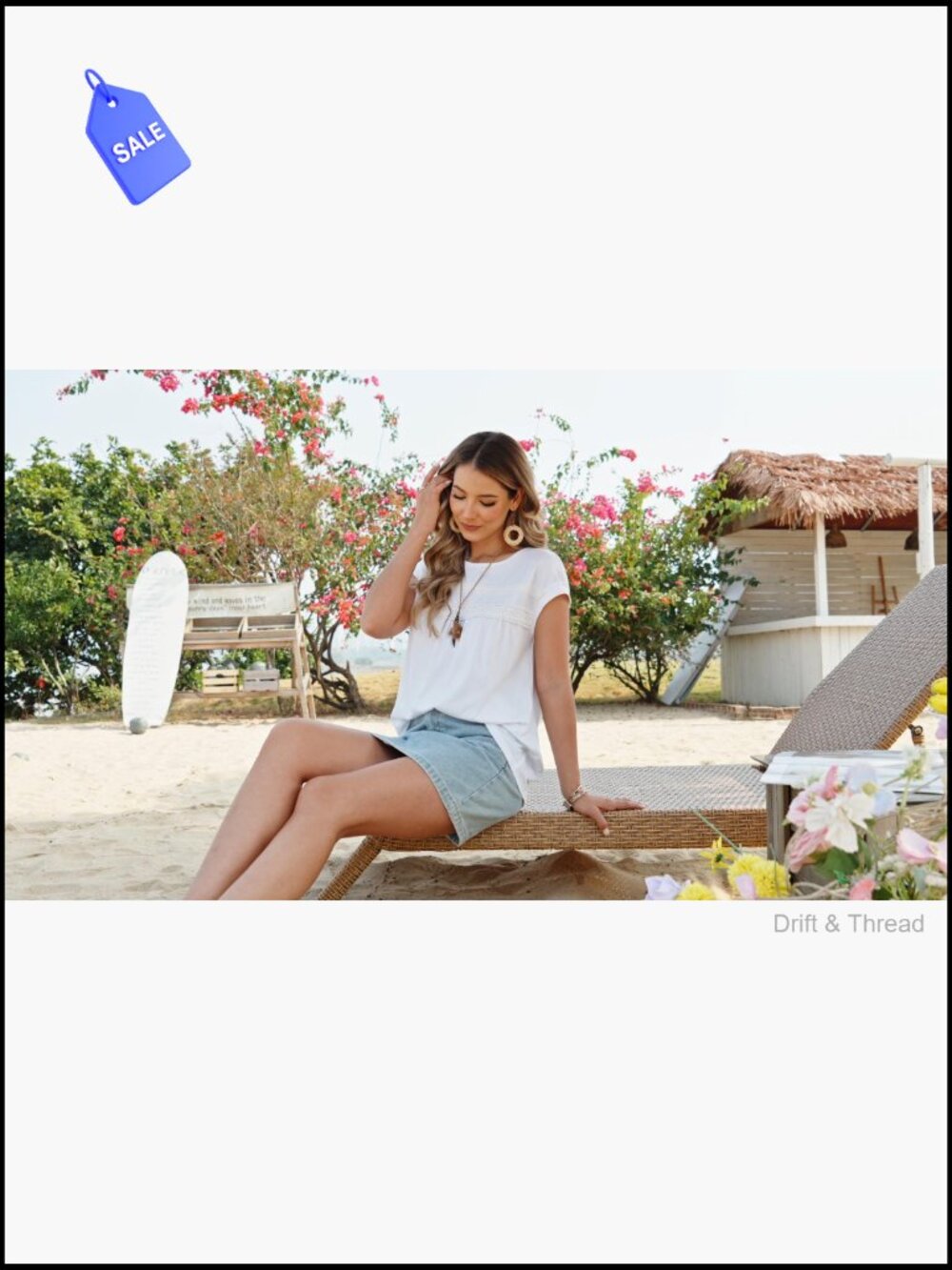 Lace Crochet Cap Sleeve T-Shirt Blouse Summer Top - Picture 6 of 7